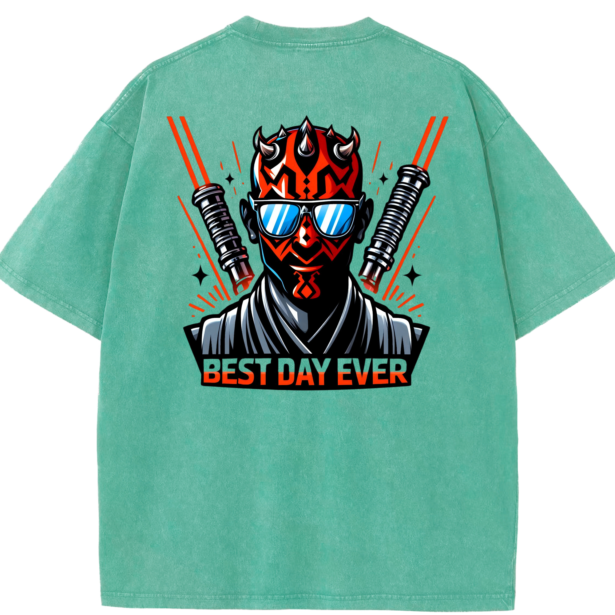 （画像用） スター・ウォーズ Star Wars 綿100% ヴィンテージ風 半袖Tシャツ（背面プリント）